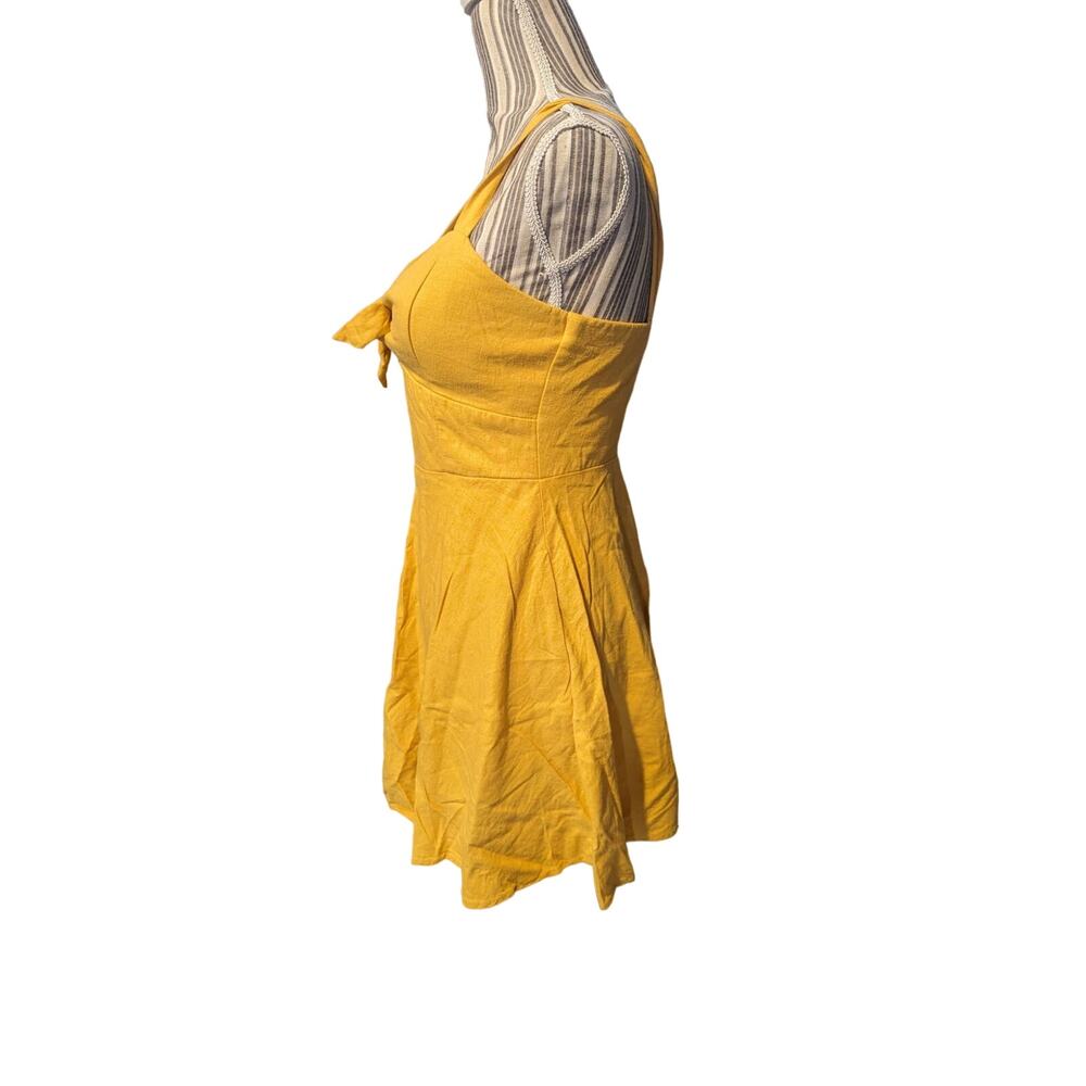 Speechless Yellow Spaghetti Strap Sweetheart Size… - image 6